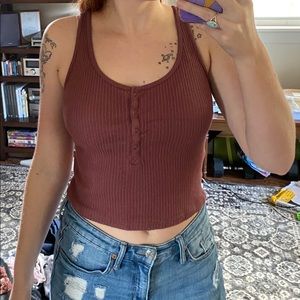 Wild Fable Button Tank Top